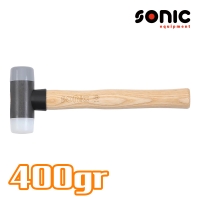 소닉 우레탄망치 나일론망치 400br 4620400 나무손잡이 DIY 이탈리아