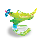 Pinwheel hat balloon-Crocodile