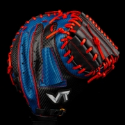 NEW VOLT 실버라벨 포수미트 일반형-블랙/네이비/레드