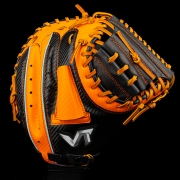 NEW VOLT 실버라벨 포수미트 일반형-블랙/오렌지