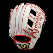 2025년형 볼트 골드라벨 내야 변형십자웹-화이트/레드