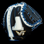 2025년형 볼트 옐로우 시리즈 포수미트 일반형-블랙/화이트/블루