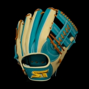 2025년형 태풍(太風) JP스페셜 에디션 내야(601패턴) 변형십자웹-그린/카멜