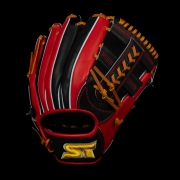 2025년형 태풍(太風) JP스페셜 에디션 내야(601패턴) 변형십자웹-블랙/레드