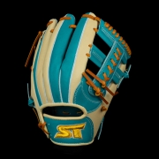 2025년형 태풍(太風) JP스페셜 에디션 내야(401패턴) 변형십자웹-그린/카멜