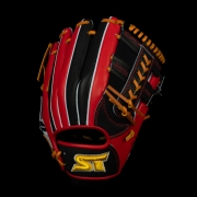 2025년형 태풍(太風) JP스페셜 에디션 내야(401패턴) 변형십자웹-블랙/레드