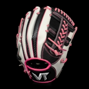 VOLT 주니어 실버라벨 내야 변형십자웹-블랙/화이트/핑크