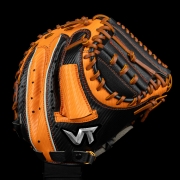 VOLT 주니어 실버라벨 포수미트 일반형-블랙/오렌지