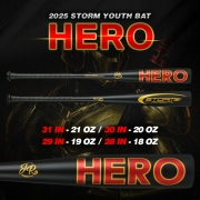 STORM 2025 주니어 배트_블랙
