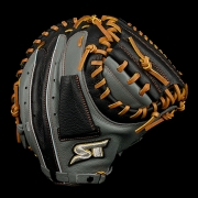 2025년 운(雲) 실버라벨 포수미트 일반형-그레이/블랙