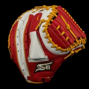 2025년 운(雲) 실버라벨 포수미트 일반형-레드/화이트