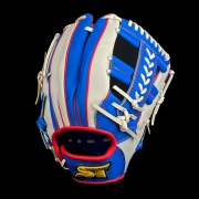 2026년 운(雲) 골드라벨 내야 변형십자웹-블루/화이트