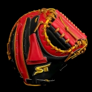 2026년 운(雲) 골드라벨 포수미트 일반형-블랙/레드/옐로우