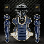 2026년 프리미엄 알로이 포수장비세트-분리형 네이비/실버