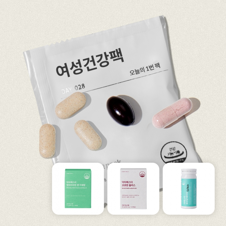 여성건강 에스더팩 (멀티비타민+코큐텐+질유래유산균)