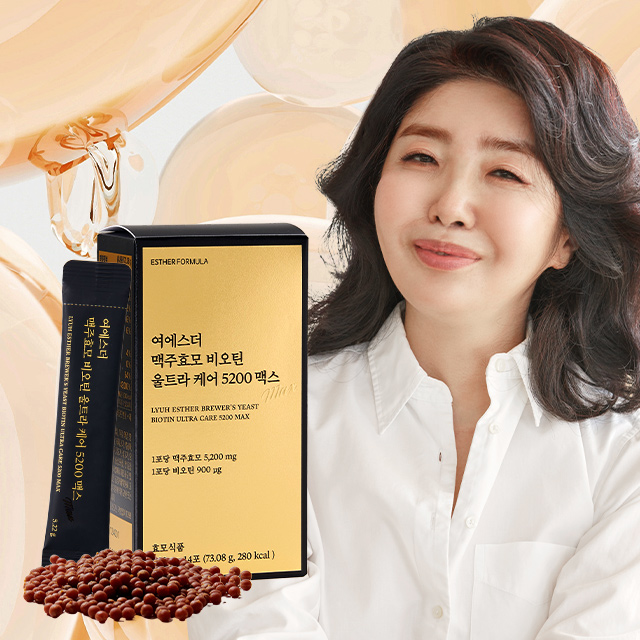 ★기획 한정★ 여에스더 맥주효모 비오틴 울트라 케어 5200 맥스 18박스