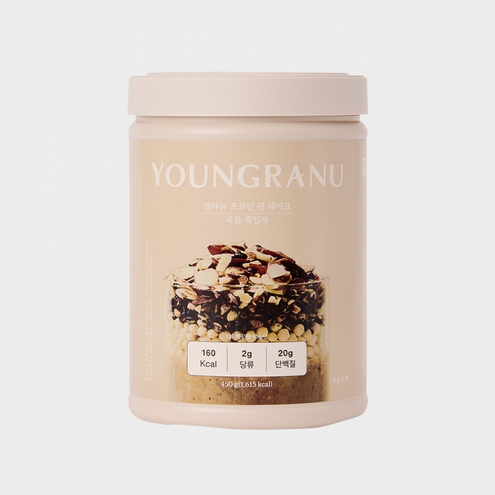 영라뉴 프로틴 핏 쉐이크 대용량 곡물흑임자