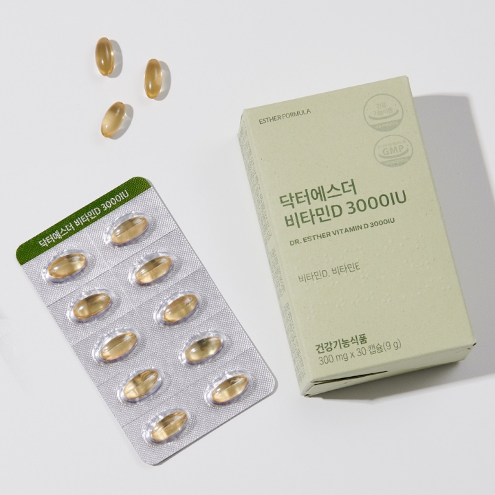 [특가/4+4] 닥터에스더 비타민D 3000IU 8박스