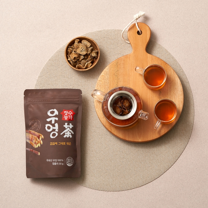 [오늘만특가] 장수농가 구수한 국내산 우엉차 5개