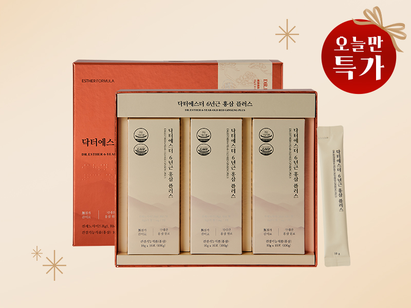 [오늘만특가] 6년근 국내산 홍삼 플러스