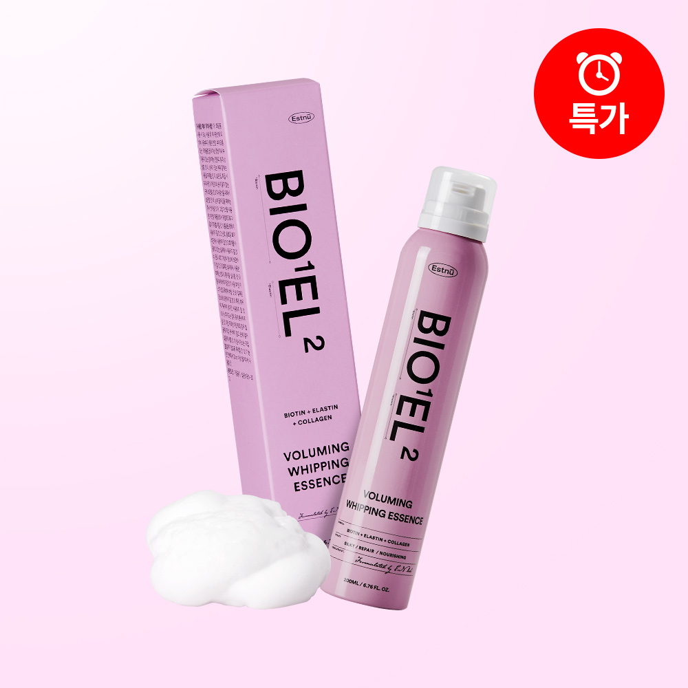 [오늘만최저가] 에스트누 비오틴 엘라스틴 볼륨개선 헤어에센스 (노워시 휘핑타입)