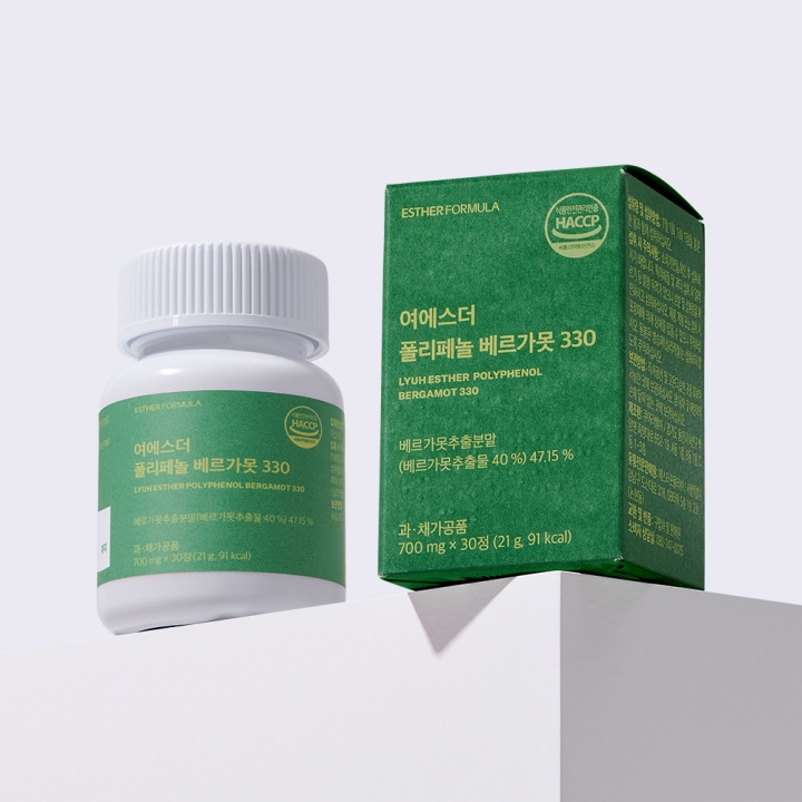 여에스더 폴리페놀 베르가못 330 (모로오렌지&middot;녹차추출물 배합)
