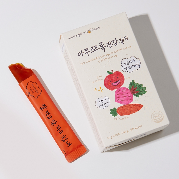 [초특가] 아무쪼록 건강 젤리 (ABC 주스 & 식이섬유 사과맛 젤리)