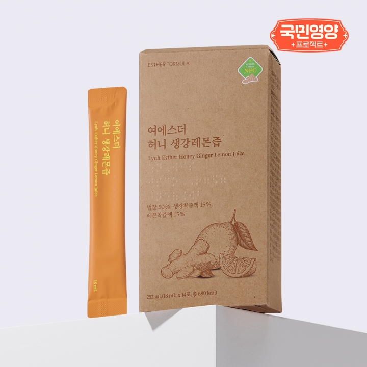 [국민영양] 여에스더 허니 생강레몬즙