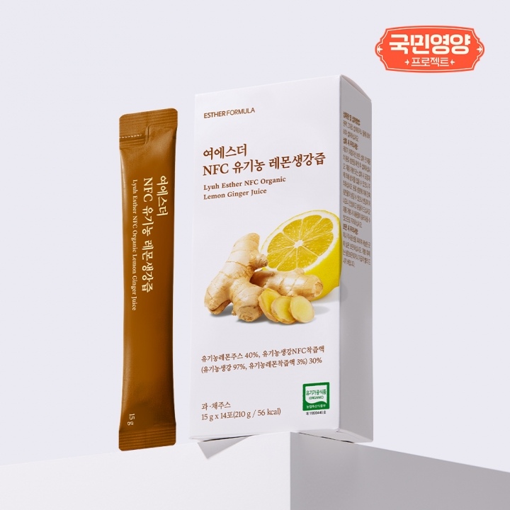 [국민영양] 여에스더 NFC 유기농 레몬생강즙