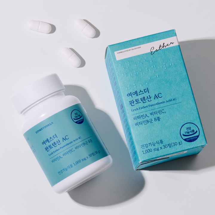 [국민영양] 여에스더 판토텐산 AC (최대함량 판토텐산 4,000% & 비타민 10종)