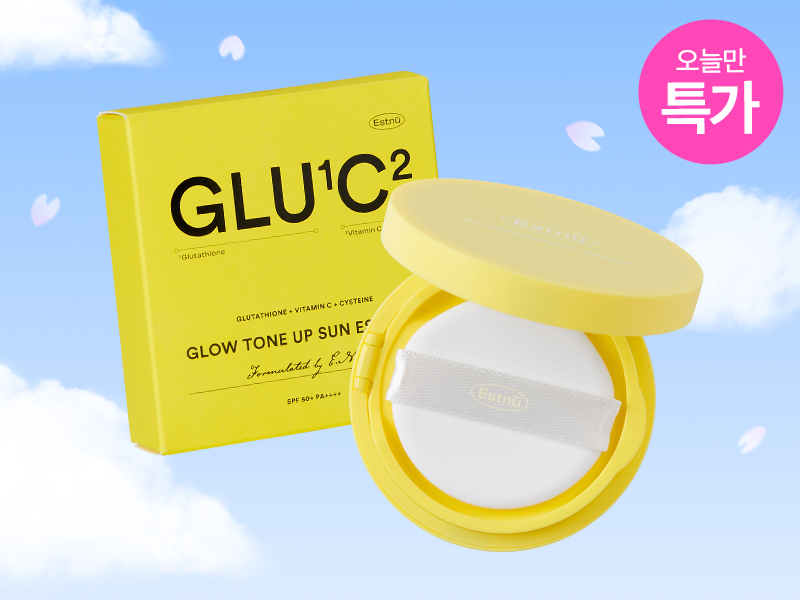 [초특가] 글루타치온 1초 자외선차단 톤업 에센스 선 쿠션