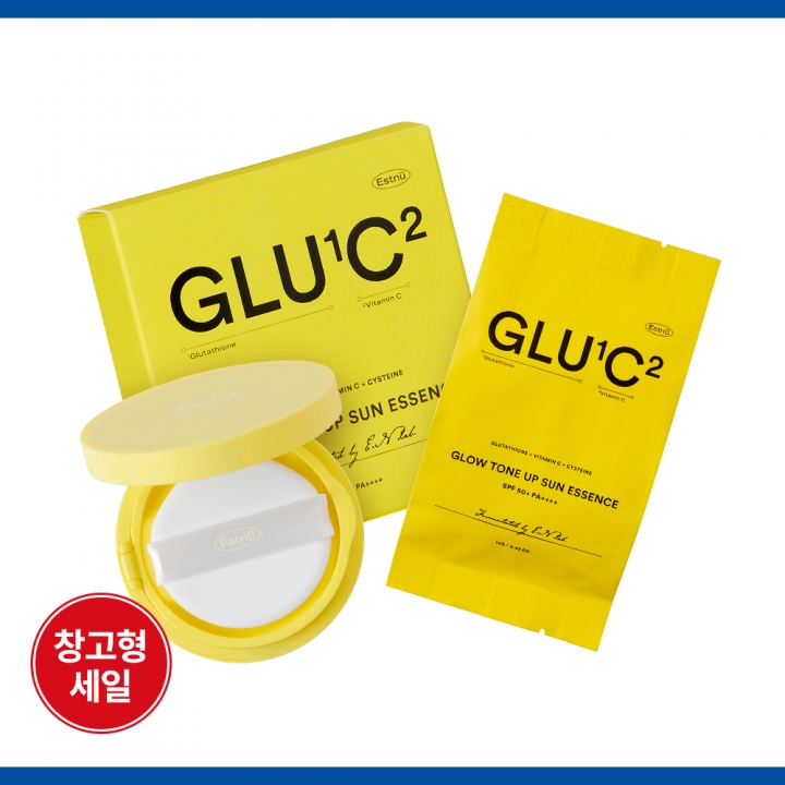 [최저가] 글루타치온 톤업 에센스 선 쿠션 (본품 1개+리필 1개)