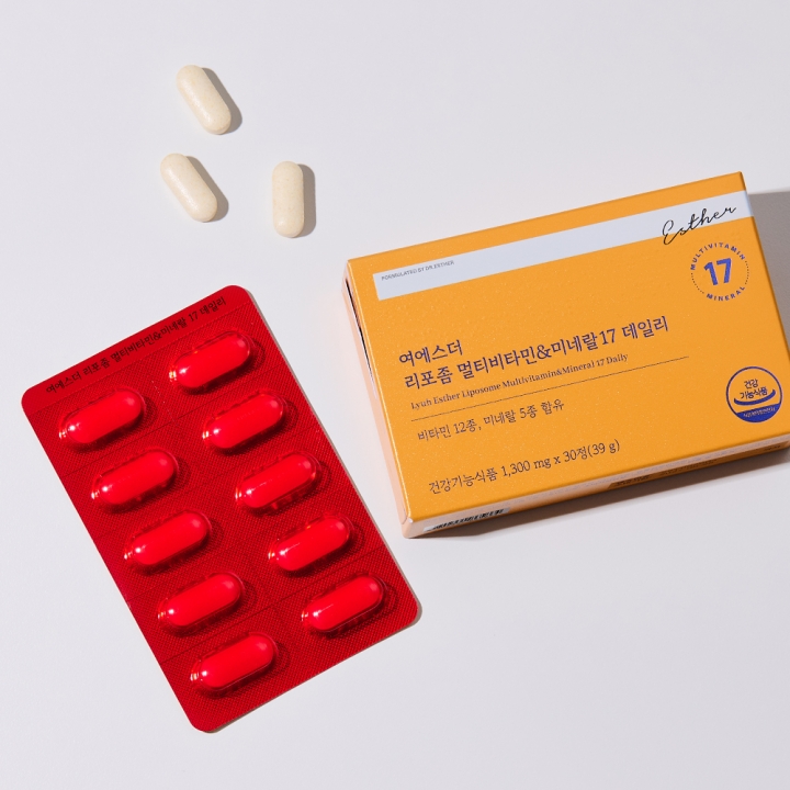 [오늘만1+1] 여에스더 리포좀 멀티비타민&미네랄 17 데일리