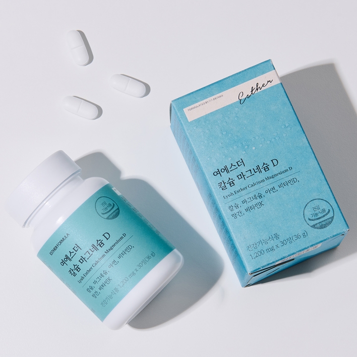 [국민 영양제] 여에스더 칼슘 마그네슘 D (뼈 건강 필수영양소)