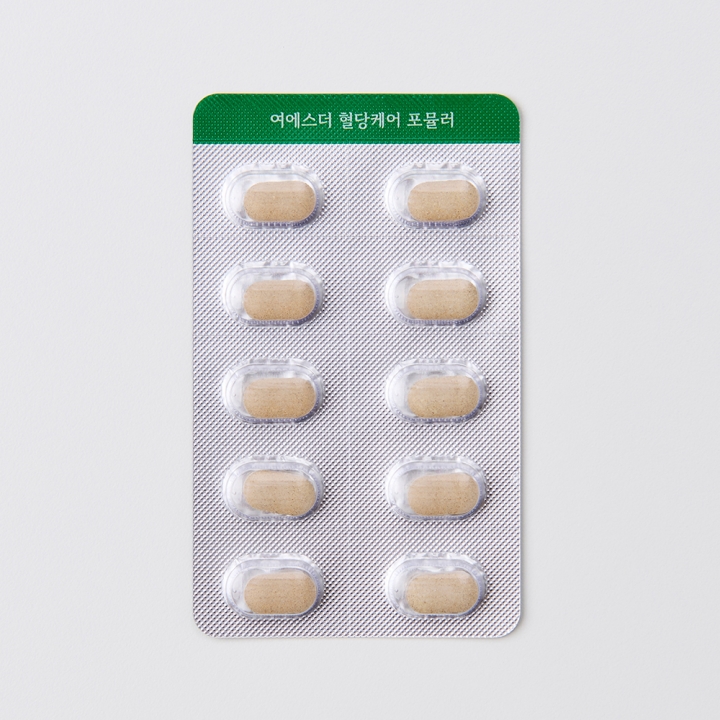 [국민영양] 여에스더 혈당케어 포뮬러 (식후 혈당상승 억제 기능성 바나바잎추출물)