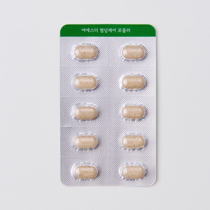 [국민영양] 여에스더 혈당케어 포뮬러 (식후 혈당상승 억제 기능성 바나바잎추출물)