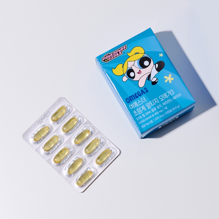 [키링증정/1+1더블기획] 여에스더 초임계 알티지 오메가3 파워퍼프걸 에디션 (총 2개월분)