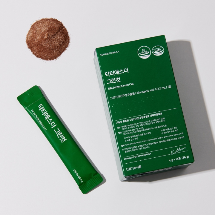 <9,900원> 닥터에스더 그린컷 (다이어트 기능성 커피맛)