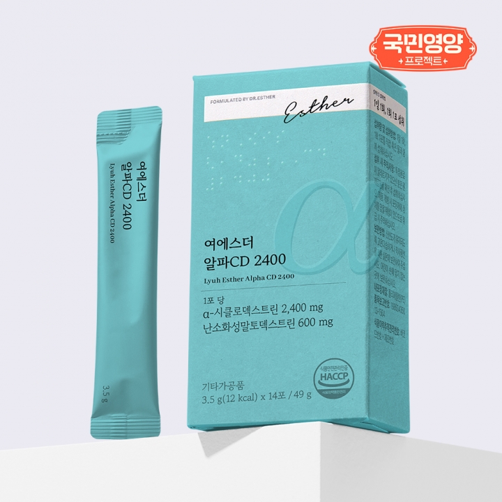 [국민영양] 여에스더 알파CD 2400