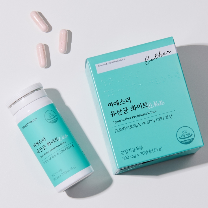 [블프1+1] 여에스더 유산균 화이트 2박스 (2개월분)
