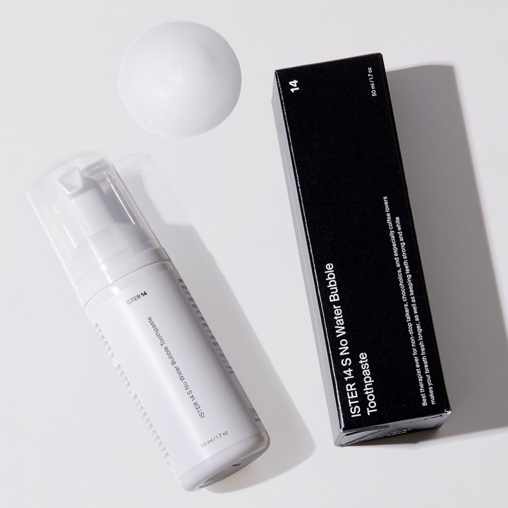 [오늘만특가] 에스 노워터 버블치약 (14초 가글링 구취 제거)