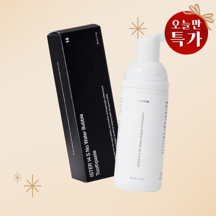 [오늘만특가] 에스 노워터 버블치약