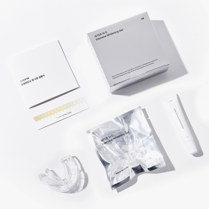 [초특가] 특허 에센셜오일 치아 미백 화이트닝 겔 & 마우스피스