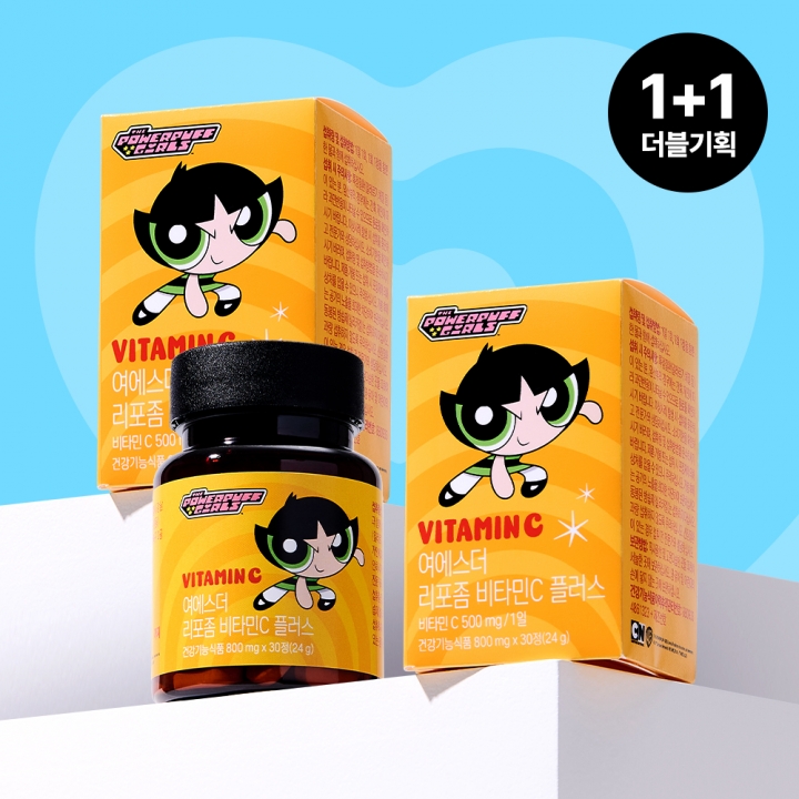 [초특가] 여에스더 리포좀 비타민C 플러스 파워퍼프걸 에디션 2개월분 (+ 굿즈 증정)