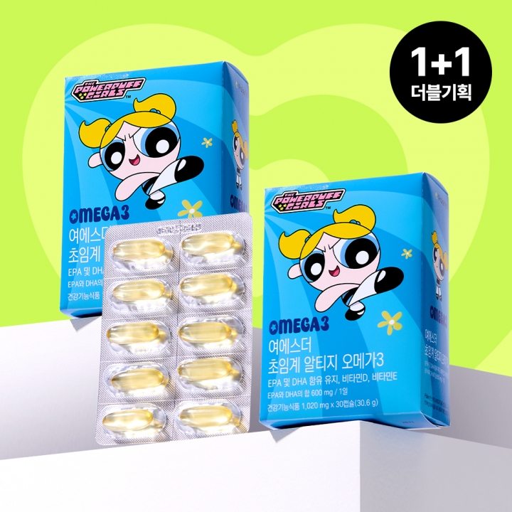 [초특가] 여에스더 초임계 알티지 오메가3 파워퍼프걸 에디션 2개월분 (+ 굿즈 증정)