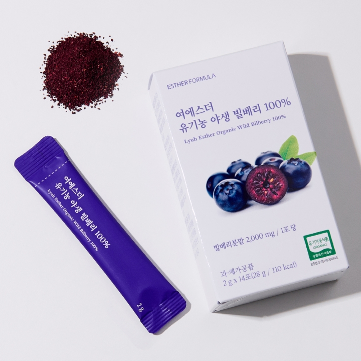 [국민영양] 여에스더 유기농 야생 빌베리 100%