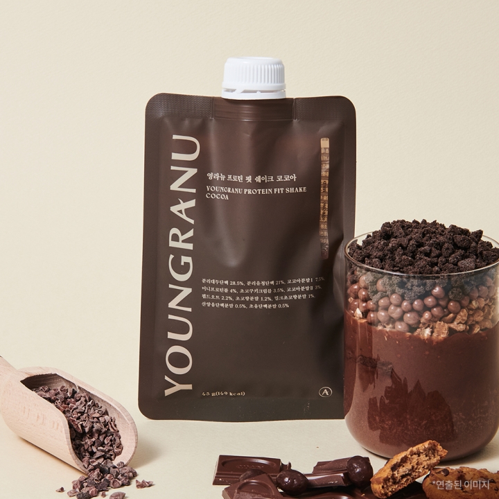 영라뉴 장영란 프로틴 핏 단백질 쉐이크 코코아