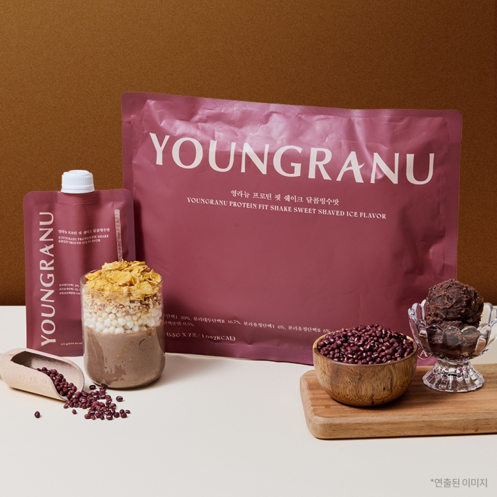 영라뉴 장영란 프로틴 핏 단백질 쉐이크 달콤빙수