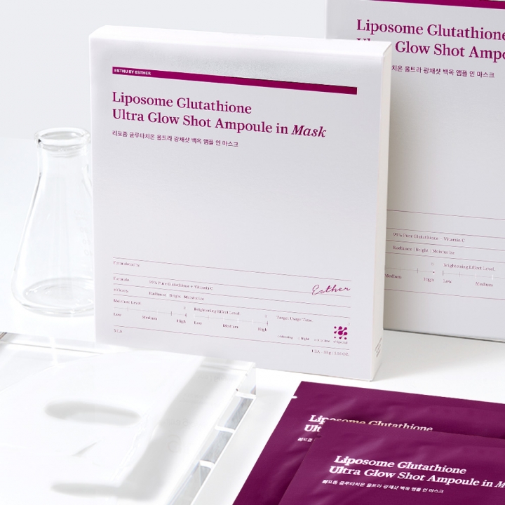 [1+1+1] 리포좀 글루타치온 백옥&middot;기미 하이드로겔 마스크팩 3박스 (총 15매)