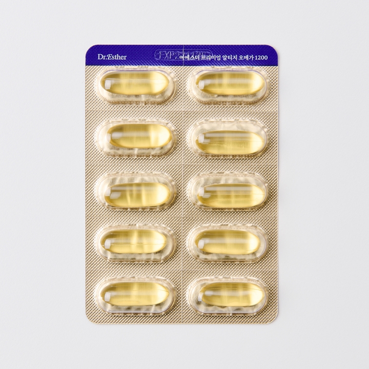 [오늘만1+1] 여에스더 프리미엄 알티지 오메가 1200 (2개월분) (체내 흡수율이 좋은 rTG 제형 오메가3)